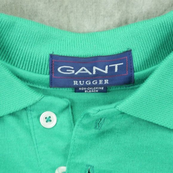 NWOT Gant Rugger Stripes Multicolor RETRO STYLE Polo Pullover  NOS Size M   ANB - Picture 3 of 6